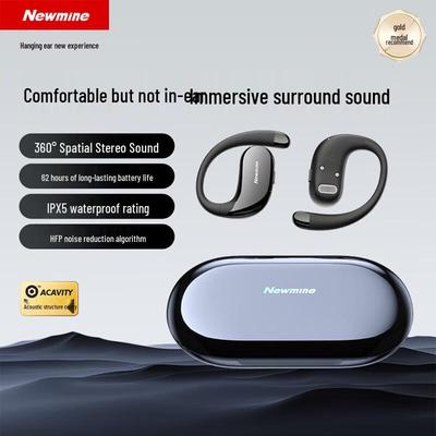 Newsmy OWS Open-Ear Bone Conduction Bluetooth Sports Headset