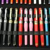 Professional Brown 48 Pens Leather Pen Holder & Pouch Fountain Pen Rollerball Pen Bag Pencil Case Stationery Writing Tool Gift
