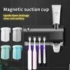 Light Energy Charging UV Toothbrush Disinfection Rack Automatic Toothpaste Squeezing Artifact Special Intelligent Bathroom Supplies