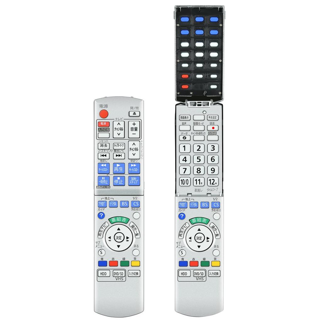 Panasonic Blu-ray Remote Control N2QAYB000187 for Panasonic Blu-ray Recorder, DIGA Remote Control, DVD Recorder DMR-XP22V, DMR-XW200V