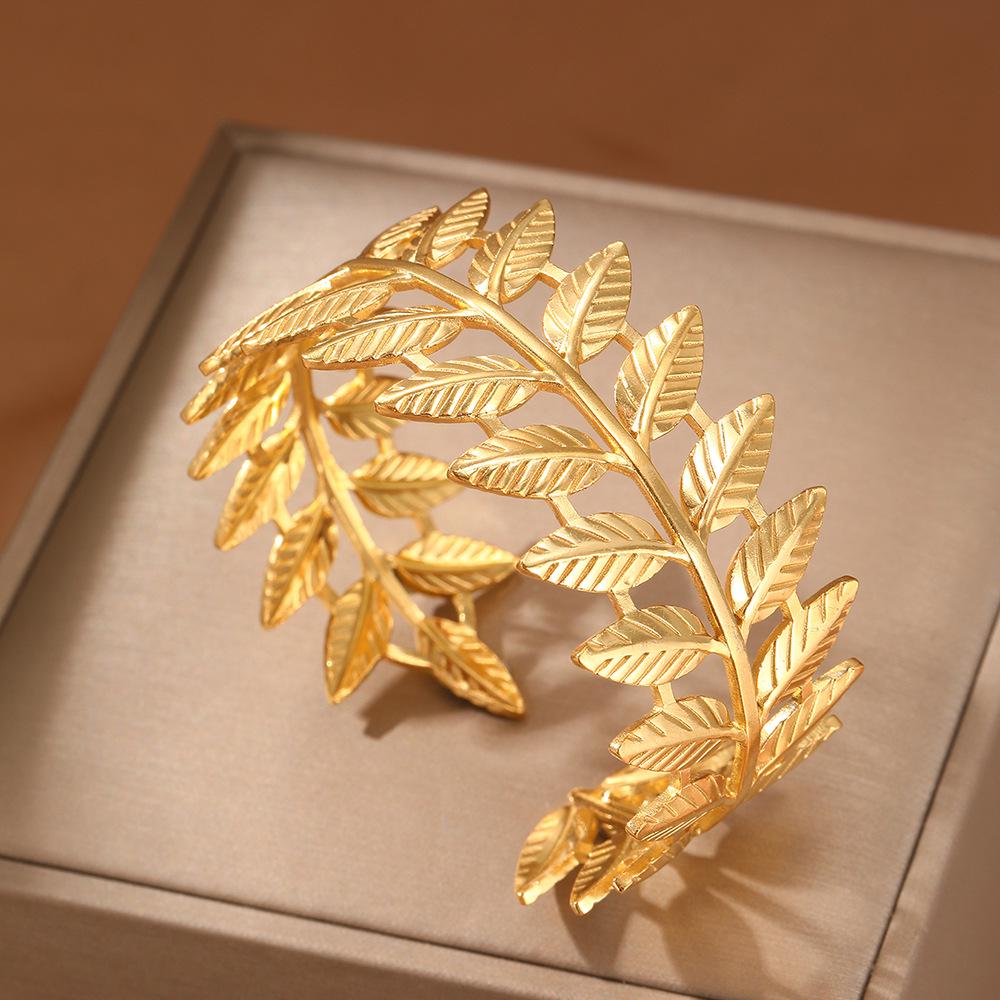 Römische Braut Blatt Armband Armreif - Weihnachtsaufführung Armband Schmuck