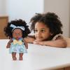 8inch Soft Reborns African Doll For Children's Daily Comforting Imaginative Pretend Play Parenting Game Collectible Toy