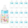 4pcs Pink Blue Baby Bottle Candy Box Transparent Mini Feeding Bottle Christening Gift