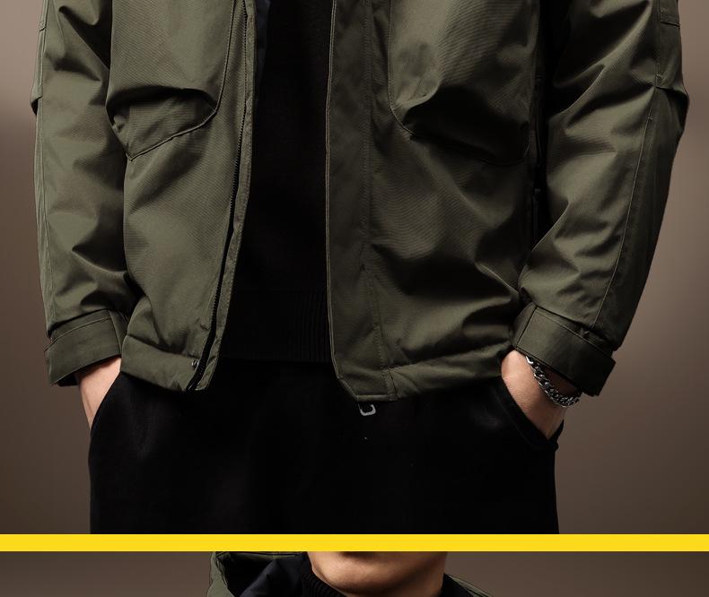 Men's High-End Retro Cotton Jacket: 2025 Autumn/Winter Outdoor & Commuting Essential