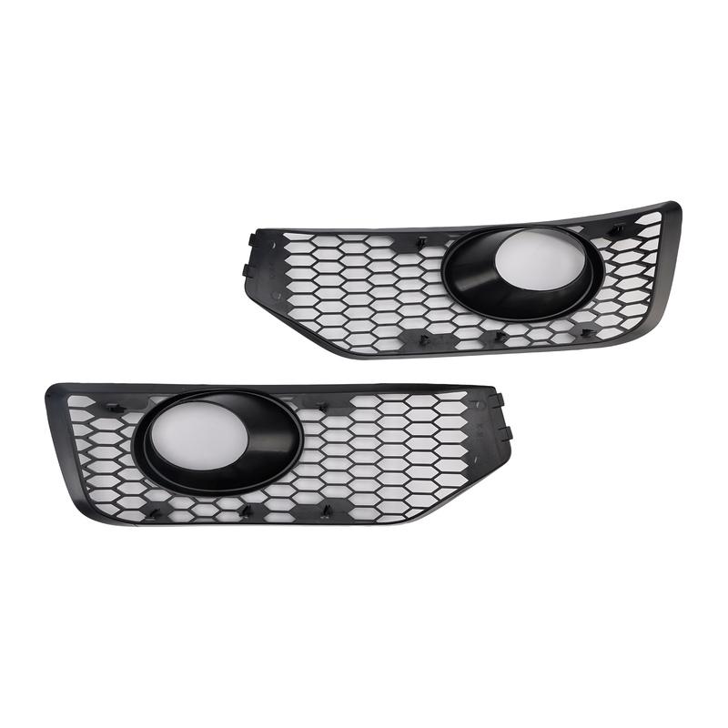Artudatech Fog Lamp Light Cover ert Grille Fit for VW T5 T5.1 2010-2015 S-line Gloss Black