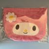 My Melody Drawstring My Fluffy Face Pouch, Melody