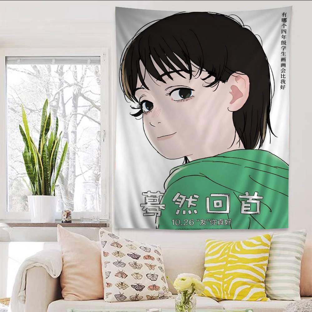 

Anime Look Back Cartoon Tapestry Hippie Flower Wall Carpets Dorm Decor Art Home Decor 74x94cm(29x37in)