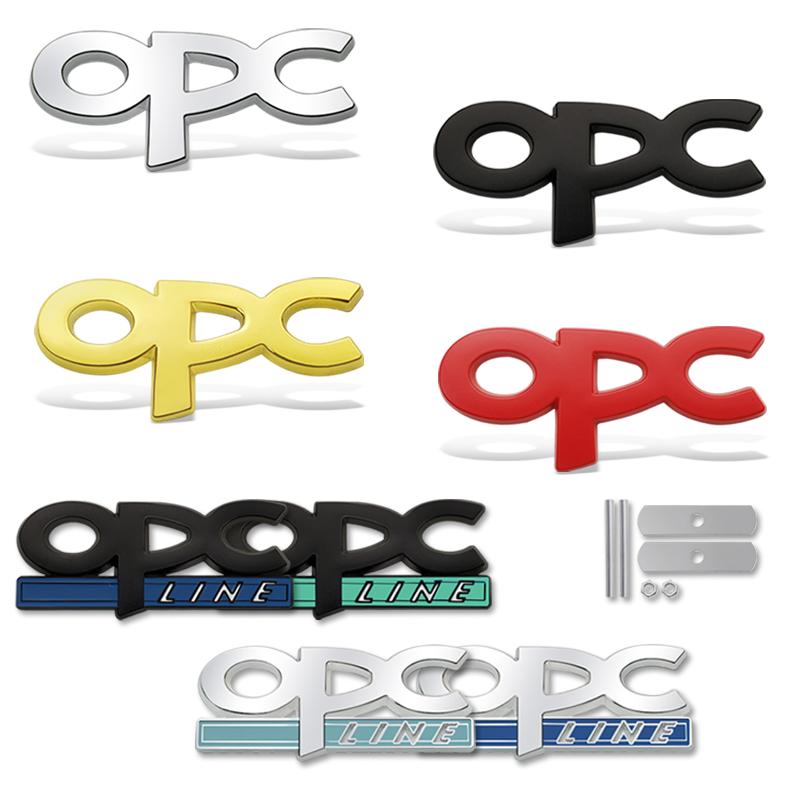 Car-Styling Metal Sticker OPC LINE Grille Emblem Badge For VAUXHALL Opel OPC Astra h g j k f Zafira a b Corsa b c d Mokkav