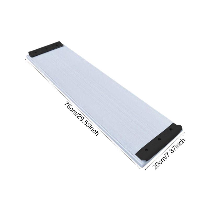 Boat Inflatable Bench Seat Sturdy Aluminum Alloy Chair for Folding Inflatable Boat Fishing Seat Replacement Length 75 cm