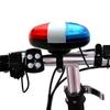 1Pcs Bicycle Bell 6 LED 4 Tone Bicycle Horn Bike Call LED Motorcycle Police Light Electronic Loud Siren Kid Accessories Bike Scooter