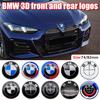 Classic ABS 74mm 82mm 2 Fixed Rear Boot Badges Front Hood Emblem Logo For BMW F15 F10 E64 E63 E60 E52 E83 E46 E92 E90 E93 F20 X3