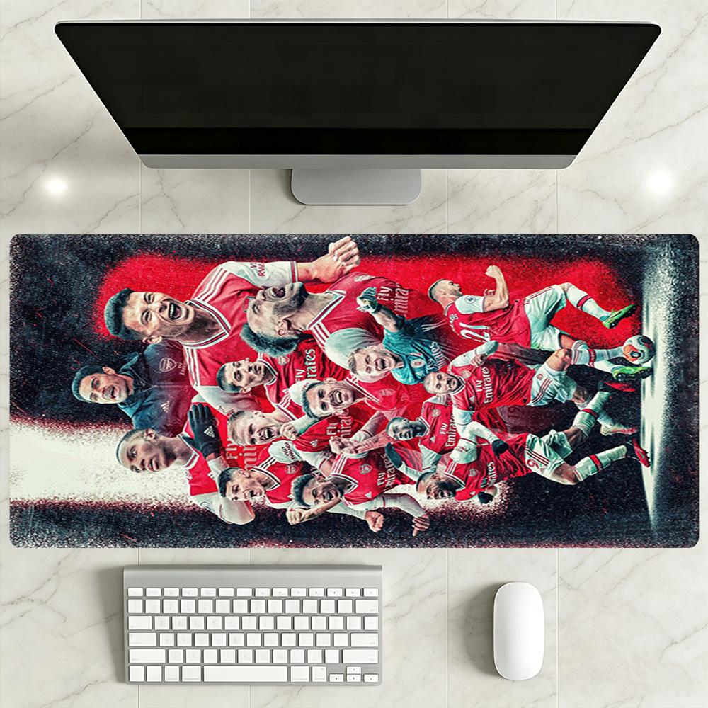Arsenal Football Player Large Mouse Pad Keyboard Mat Office Mouse Mats Non-Slip Rubber Base Perfect for Office Desktop Supplies School Home