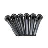 6 Pcs Acoustic Guitar Bridge Pins with Abalone Dot Guitar Replacement Part Various Style Bridge Pins Use for Folk Guitar