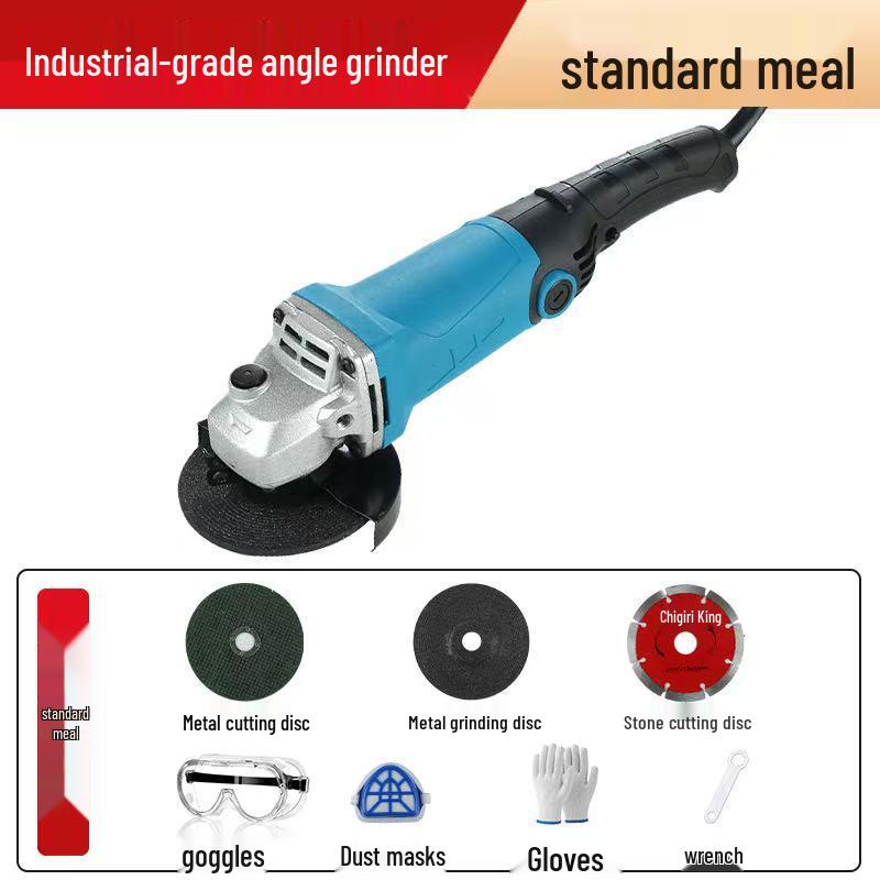 Multifunctional Handheld Electric Angle Grinder - Polishing, Cutting, Sanding Tool