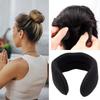 2 PCS Multifunctional Hair Bun Maker Twist Sponge Plastic Loop Hairpin Donut Bun Curler  Women Girl