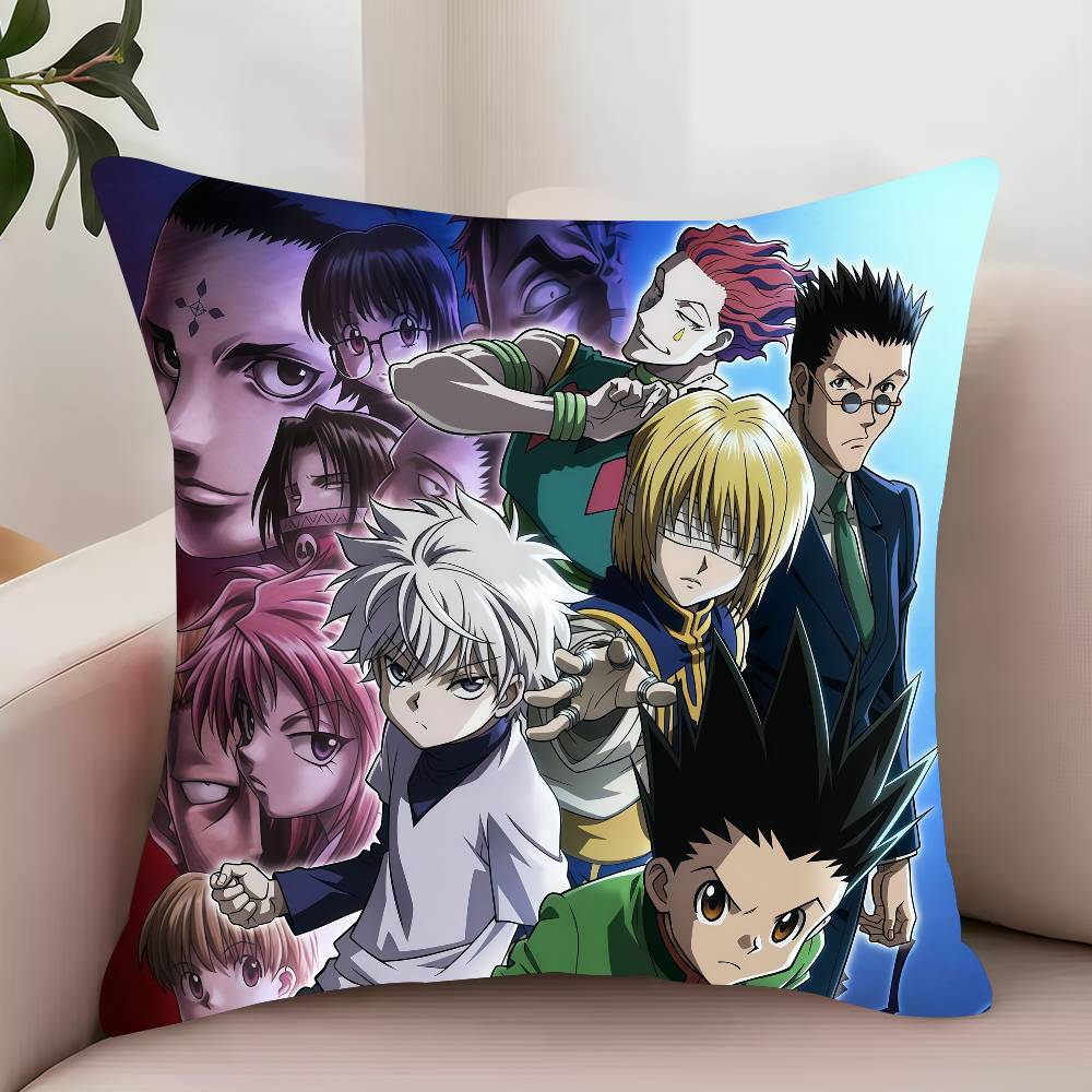 MINISO H-HUNTER X HUNTER  Pillow Case Decor Protective Covers Comfortable soft for Sofa Living Room Home office