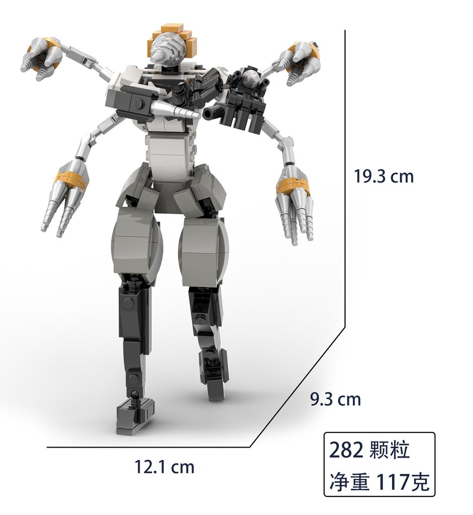 2024 Titan Drill Man MOC Skibidi Toilet Bausteine Set Mit Kette Kreatives DIY Bausteine Spielzeug Für Jungen Weihnachtsgeschenke