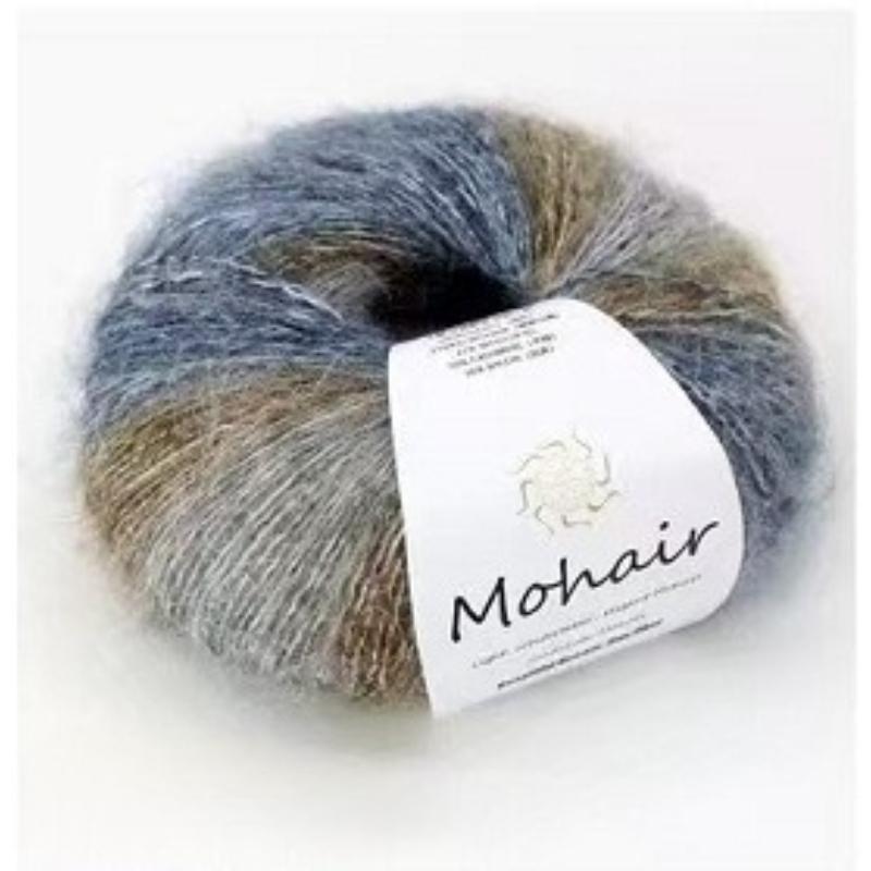 Colorful Gradient Mohair 25g Handmade Diy Woven Ready To Wear Scarf Hat Woolen Yarn Leader Dyed Mohair Yarn