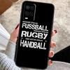 Play Handball Quotes Case For Oppo A38 A74 A94 A54 A18 A58 A78 A98 A80 A60 A40 A96 A76 A16 A15 A17 A57 A77 A5 Pro