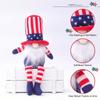 Plush Gnome Doll with Tall Hat and Long Legs Soft Stuffed Figure for Home Decoration and Collectible 21cm Height
