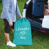 Sylfairy 2 Pack Extra Large Travel Laundry Bag, Dirty Clothes Organizer with Drawstring,Heavy Duty Travel Laundry Bags,Easy Fit a Laundry Hamper
