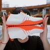 Women Shoes New Large Size Mesh Fashion Casual Sports Bottom Sneakers Running Punk Shoes Couple Loafers Woven with Elastic Mesh