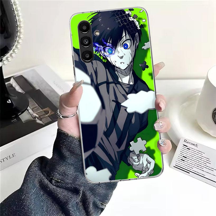 Blue Lock Isagi Yoichi Phone Case For Samsung Galaxy A13 A14 A15 A16 A17 A53 A54 A55 A56 A57 A33 A34 A35 A36 A37 A23 A24 A25 A26