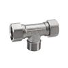 1/2" 3/4" 1" BSPT Female Male Elbow 90 Degree Tee 3 Ways Union Socket Rotated Connector Coupler 304 Stainless Steel