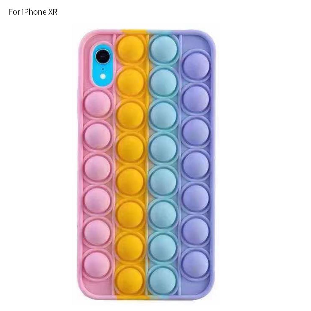 Colorful for 12 Pro Fidget Rainbow Silicone Soft Case Phone Cover New