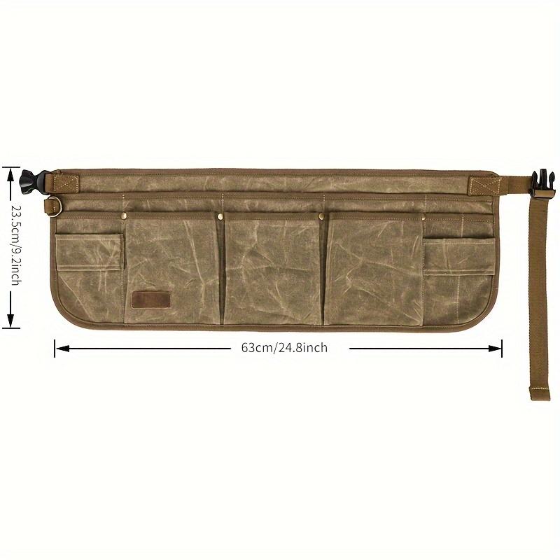 Canvas Werkzeugtasche Elektriker Hüfttasche Werkzeugorganizer für Baumarkt Mehrere Taschen Werkzeuggürteltasche
