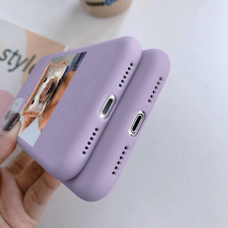 Funny Dog Soft Silicone Case For Redmi Note 13 Pro 13C 14 Poco C65 Samsung A55 M35 S24 Xiaomi iPhone Huawei Honor 200 Realme 9 Camera Shockproof Cover