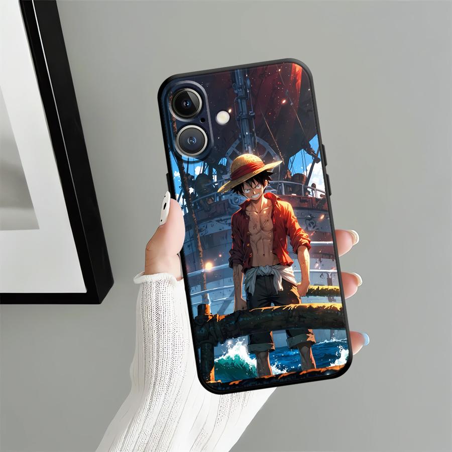 Funda Phone Cover Case for iPhone 17Air 7 8 12 17 16 Pro Max 11 X XS XR 14 13 Mini 15 Plus SE Ones Pieces Luffy