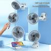 Multi-functional USB Charging Fan: Wall-Mountable, Desktop, Portable Handheld Clip Fan for Efficient Air Circulation