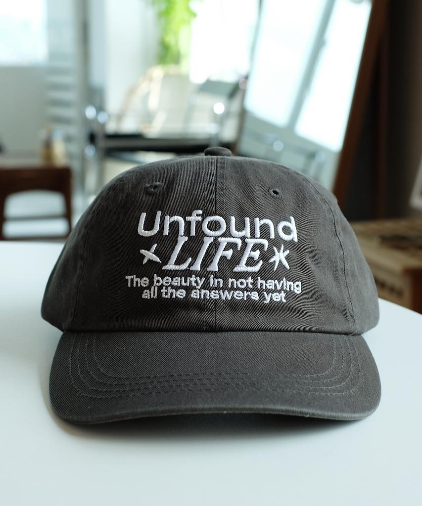 Beollunpeulenjeu Unfound Life Washed Ball Cap Stone Grey