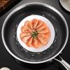 Egg Steamer Rack Circular Waves Food Contact Safe Stainless Steel Multifunctional Steaming Holder for Baby Food Cooking