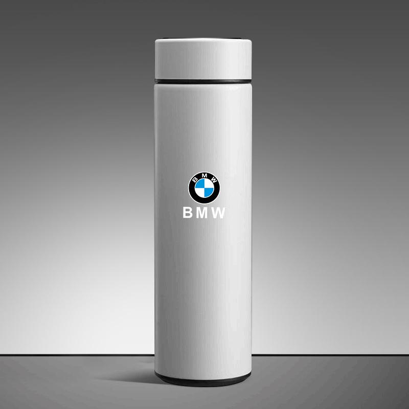 2026 Hot Car Thermos Jug Car Smart Display Stainless Steel Insulation Cup For BMW 1 2 3 4 5 7 Series F10 F20 F30 G20 G30 Interior Sticker