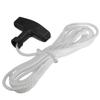 ABBY-2Pcs 3 Meters Recoil Starter Pull Rope Starter With Handle Handle Rope Universal Pet Engine Pull Rope Lawn Mower