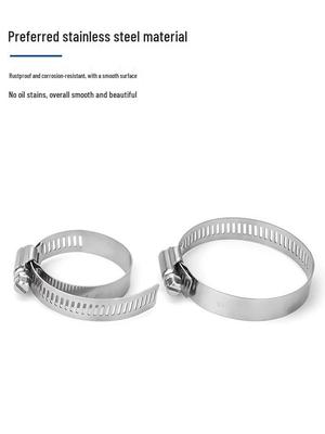 304 Stainless Steel Hose, Pipe, and Gas Clamp Ring