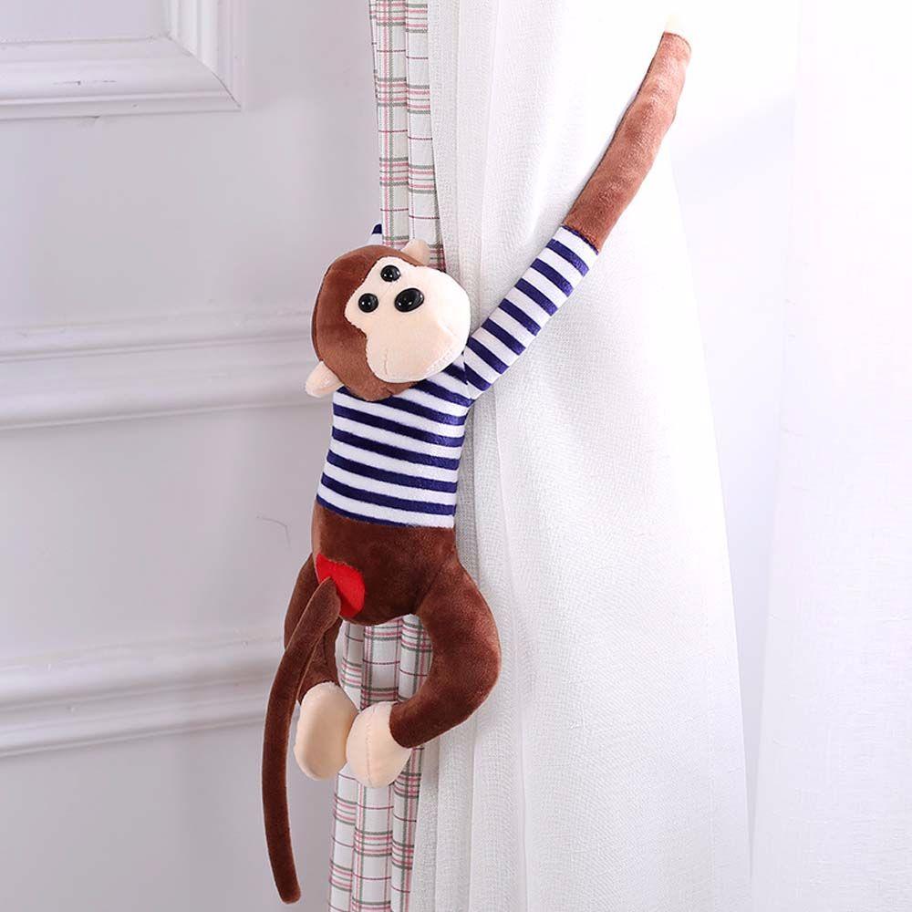 

Cute Home Decoration Monkey Soft Animal Doll Plush Doll Long Arm Monkey Plush Toys Stuffed Toys темно-коричневого