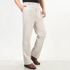 Klassische Herrenhose mit hoher Taille und tiefem Schritt, schnelltrocknende Herrenhose, elastischer Bund, gerade, dünne Hose für den täglichen Gebrauch