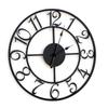 Numeral Designer Modern Wall Watch for Home Décor | Antique Fancy Big Size Modern Wall Watch (M-24 Inch),Black