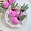 Cute Funny Purple Radish Carrot Plush Doll Stuffed Toys Keychain Backpack Pendant Bag Hanging Ornaments Gifts Pet Teething Toys