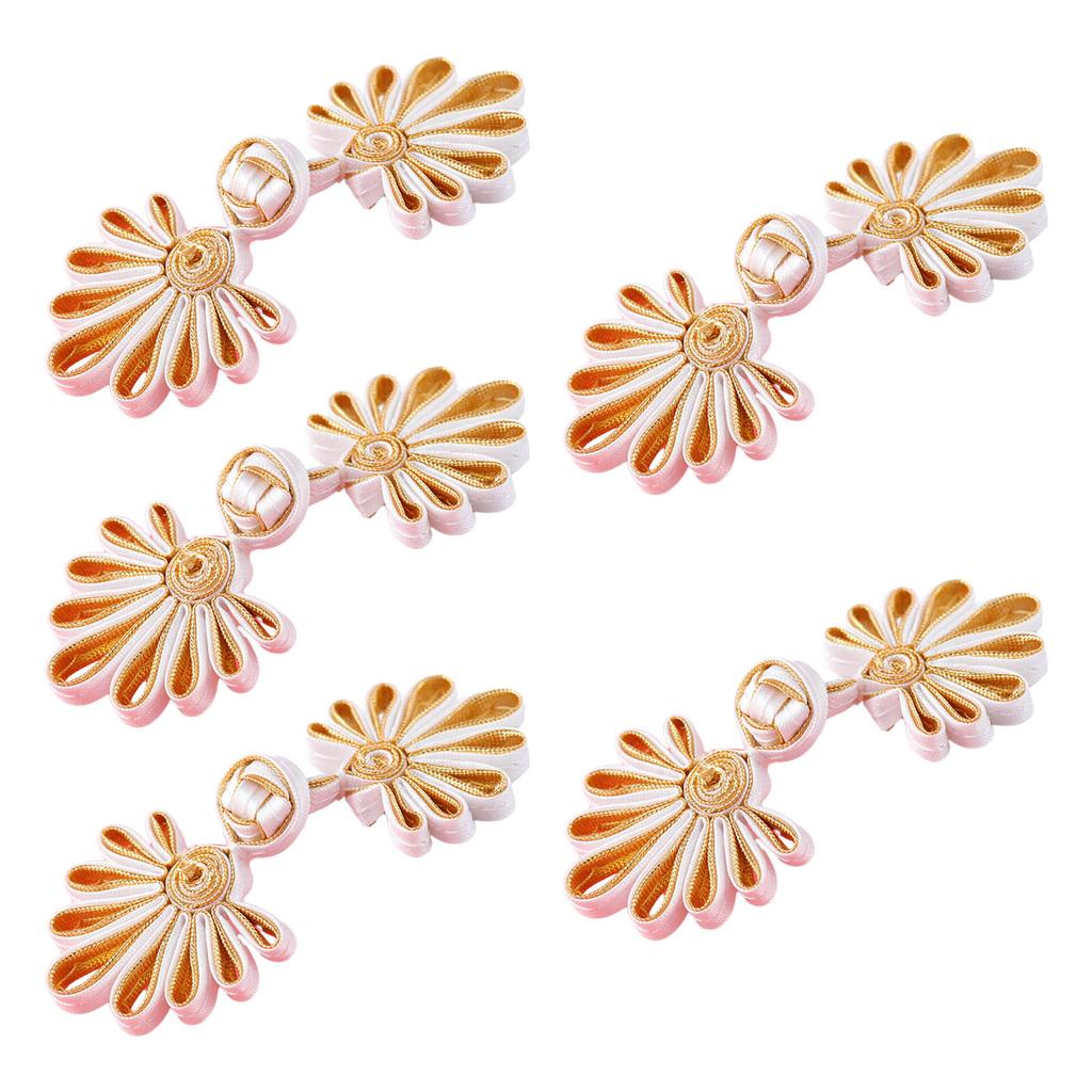 5 Par/Opakowanie Zapięcia do Cheongsama Zapięcia do Szycia Węzły Chińskie Guzik Żabka Ozdobne Guziki Chińskie Tradycyjne Guziki