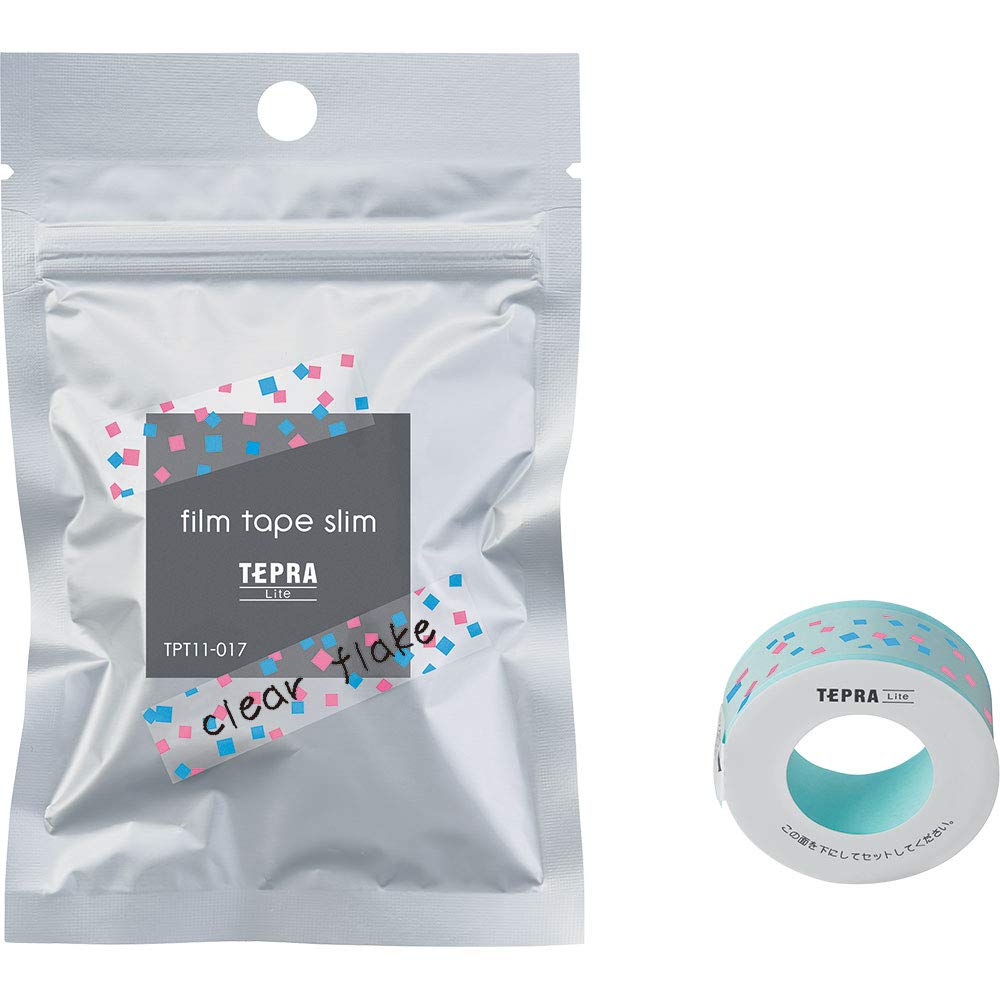 King Jim Lite Film Clear Flake  Tepra  Tape, TPT11-017