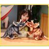 Plush Triceratops Dinosaur Toy Stuffed Animal Doll Cute Decoration Kids Gift