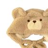 Cold Proof Blusher Bear Hat, Cartoon Animal Fashion Soft Lightweight Women Headwear for Hiking