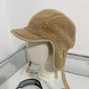 Polar Fleece Women Winter Caps Windproof Girls Ear Protection Cap Plush Pullover Hat  Outdoor