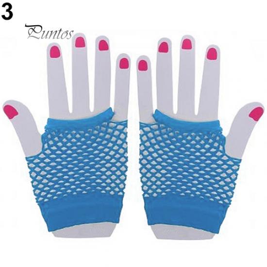 

Леди эластичный танцевальный костюм танцевальные ажурные сетчатые полые перчатки 11 cm озеро синий