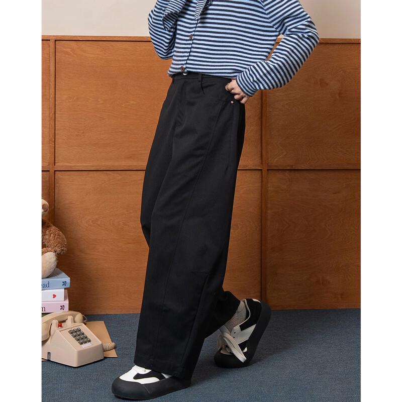ET BOITE Women's Loose High-Waist Wide-Leg Casual Pants