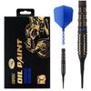 CUESOUL Suspension 19g Soft Tip 90% Tungsten Dart Set with Oil Paint Finish and ROST T19 Shafts and Integrated Flights (CSOP-90R19K13)